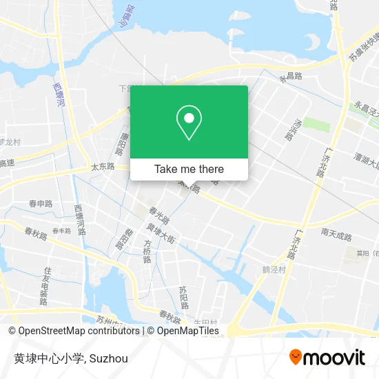 黄埭中心小学 map