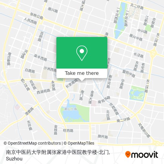 南京中医药大学附属张家港中医院教学楼-北门 map