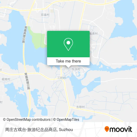 周庄古戏台-旅游纪念品商店 map