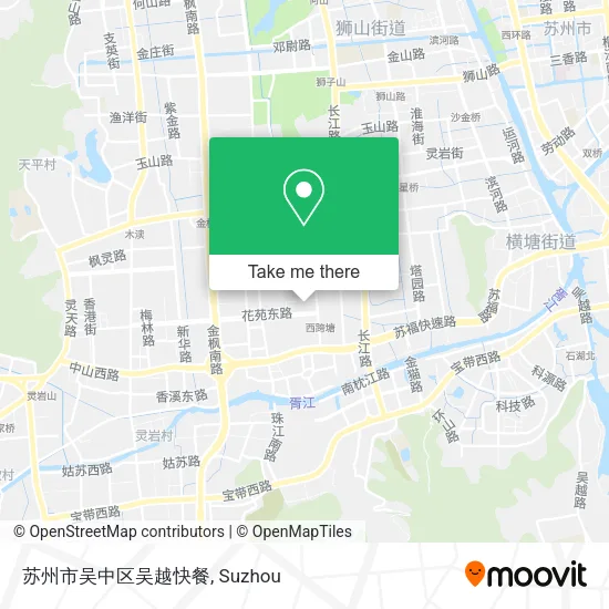 苏州市吴中区吴越快餐 map