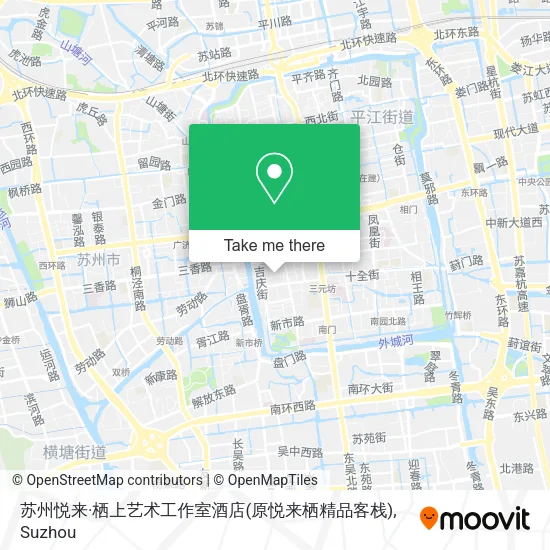 苏州悦来·栖上艺术工作室酒店(原悦来栖精品客栈) map