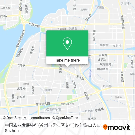 中国农业发展银行(苏州市吴江区支行)停车场-出入口 map