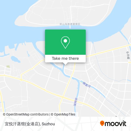 宜悦汗蒸馆(金港店) map