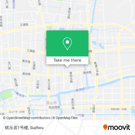 棋乐居1号楼 map