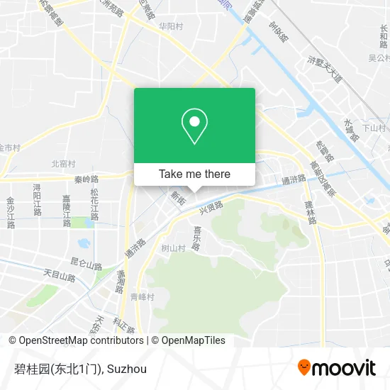 碧桂园(东北1门) map