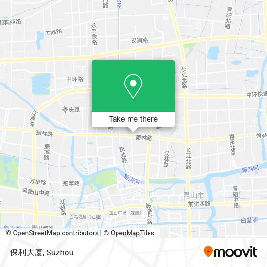 保利大厦 map