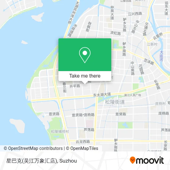星巴克(吴江万象汇店) map