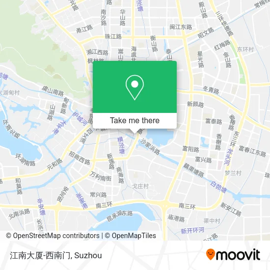 江南大厦-西南门 map