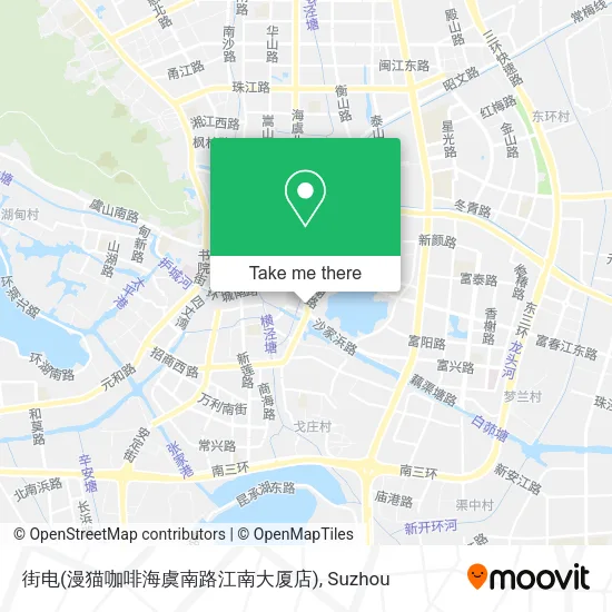 街电(漫猫咖啡海虞南路江南大厦店) map