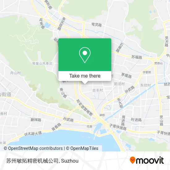 苏州敏拓精密机械公司 map