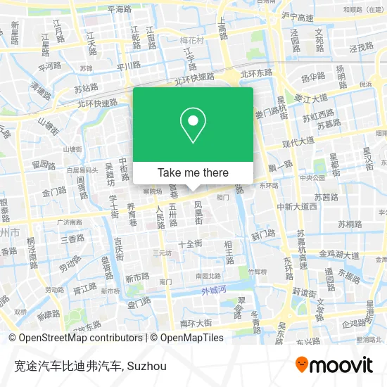 宽途汽车比迪弗汽车 map