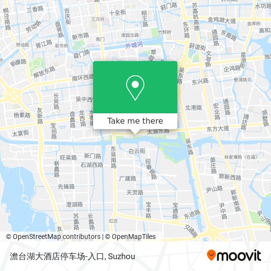 澹台湖大酒店停车场-入口 map