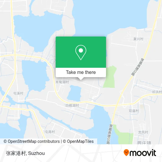 张家港村 map