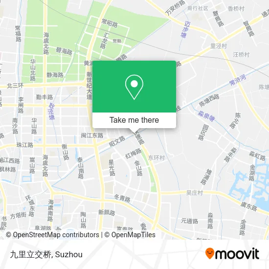 九里立交桥 map