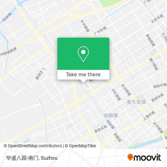 华盛八园-南门 map