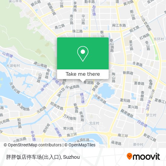 胖胖饭店停车场(出入口) map