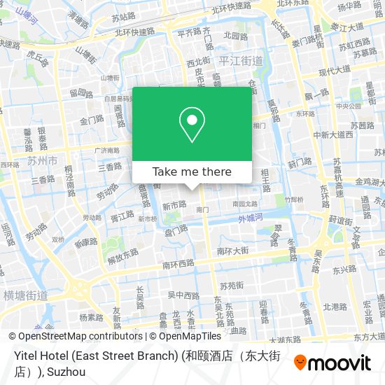 Yitel Hotel (East Street Branch) (和颐酒店（东大街店）) map