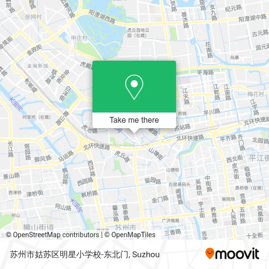 苏州市姑苏区明星小学校-东北门 map