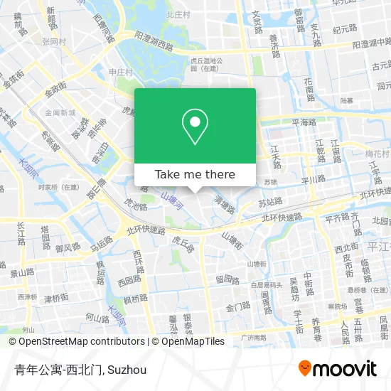 青年公寓-西北门 map