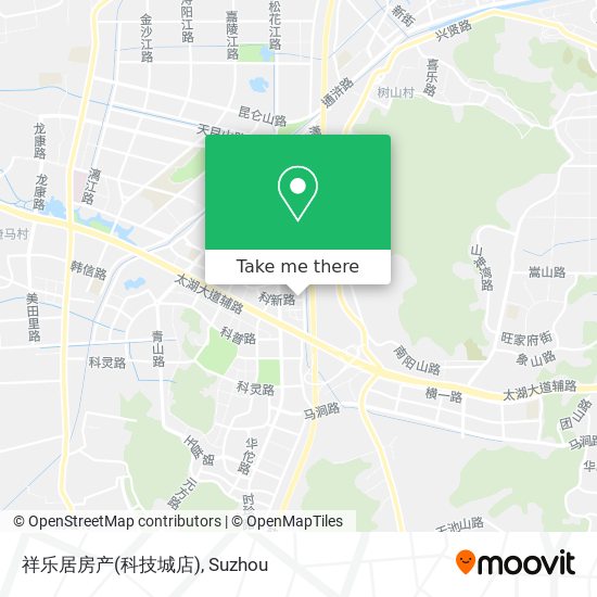 祥乐居房产(科技城店) map