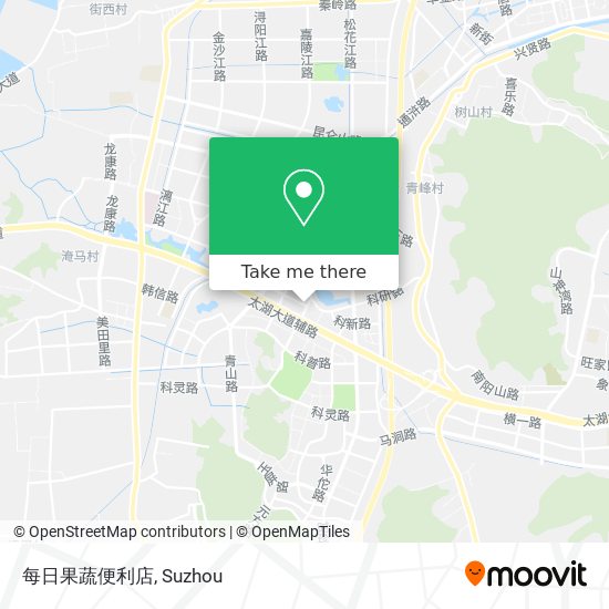 每日果蔬便利店 map