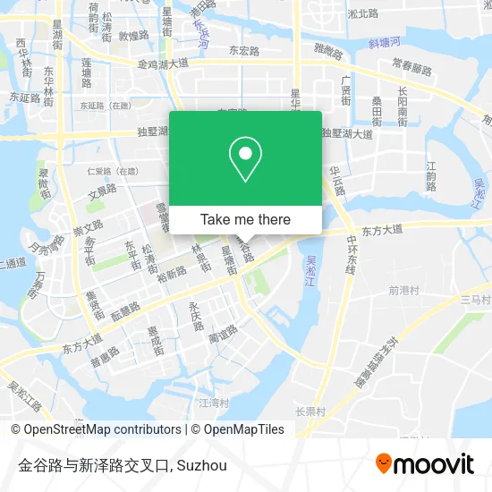 金谷路与新泽路交叉口 map