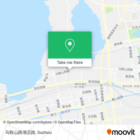 马鞍山路湖滨路 map