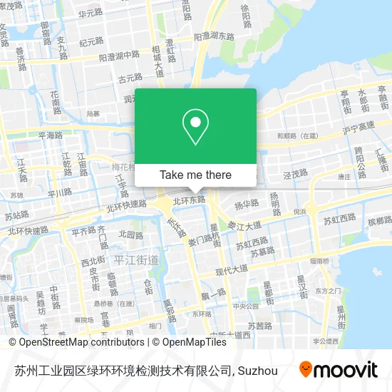 苏州工业园区绿环环境检测技术有限公司 map