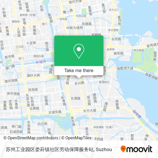 苏州工业园区娄葑镇社区劳动保障服务站 map