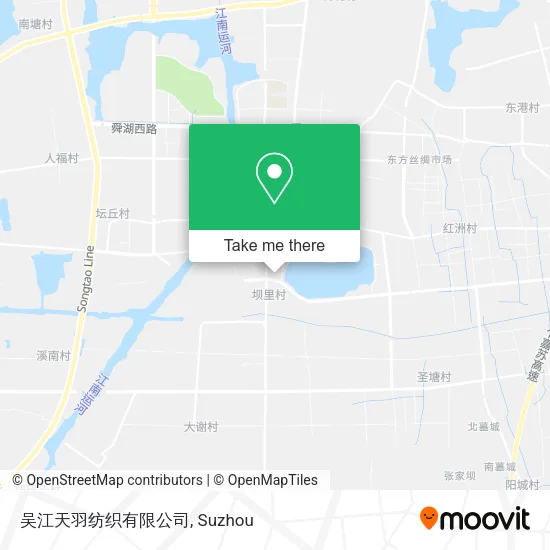 吴江天羽纺织有限公司 map