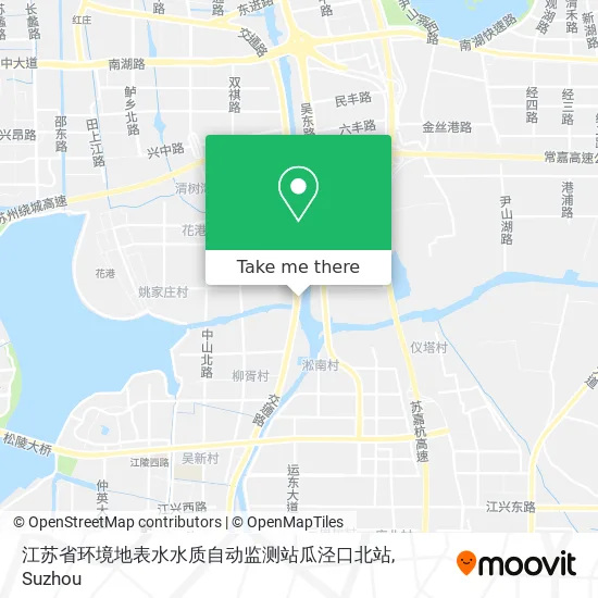江苏省环境地表水水质自动监测站瓜泾口北站 map