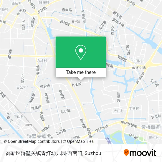 高新区浒墅关镇青灯幼儿园-西南门 map