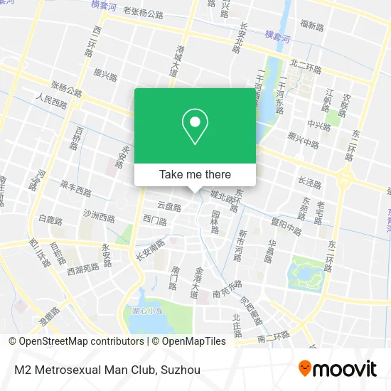 M2 Metrosexual Man Club map