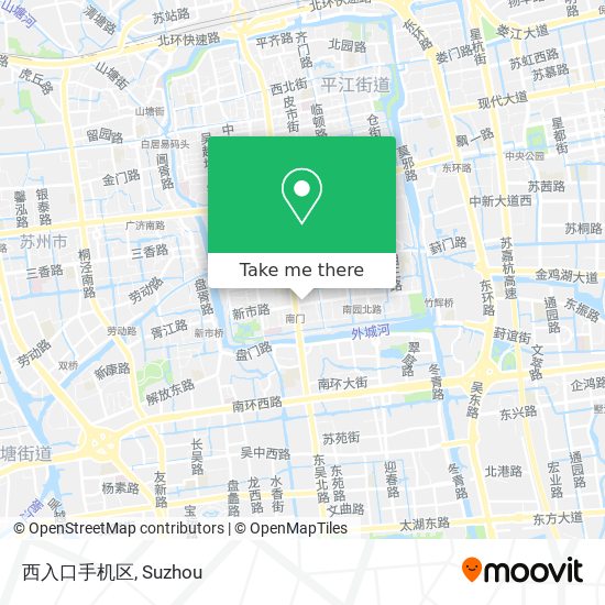 西入口手机区 map
