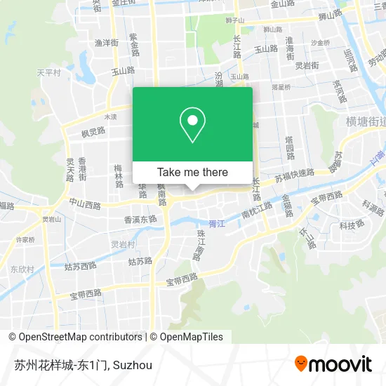 苏州花样城-东1门 map