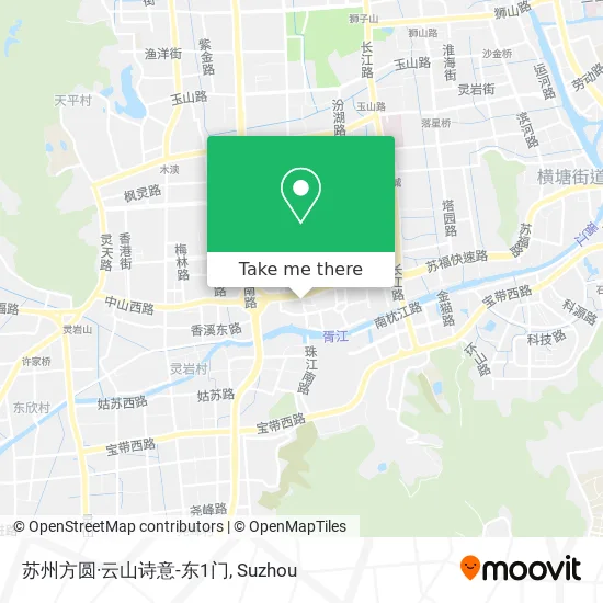 苏州方圆·云山诗意-东1门 map