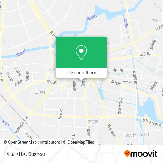 东新社区 map