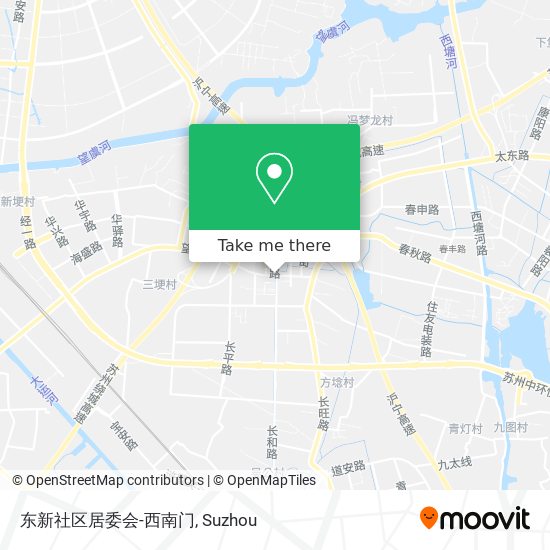 东新社区居委会-西南门 map