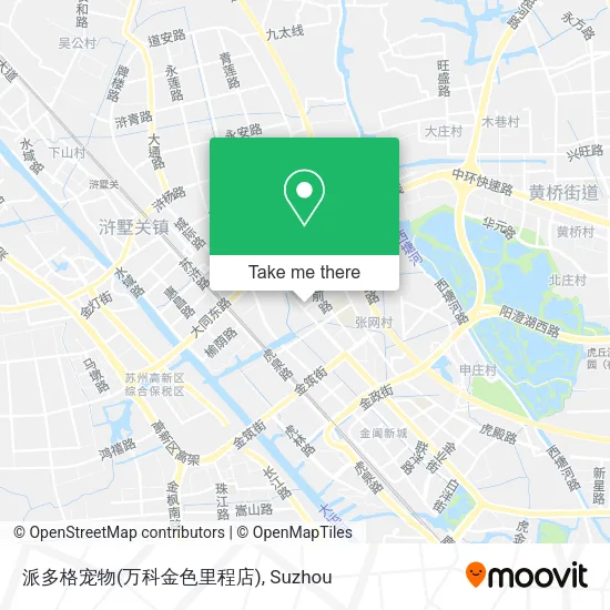 派多格宠物(万科金色里程店) map