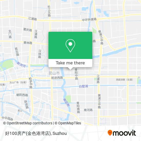 好100房产(金色港湾店) map