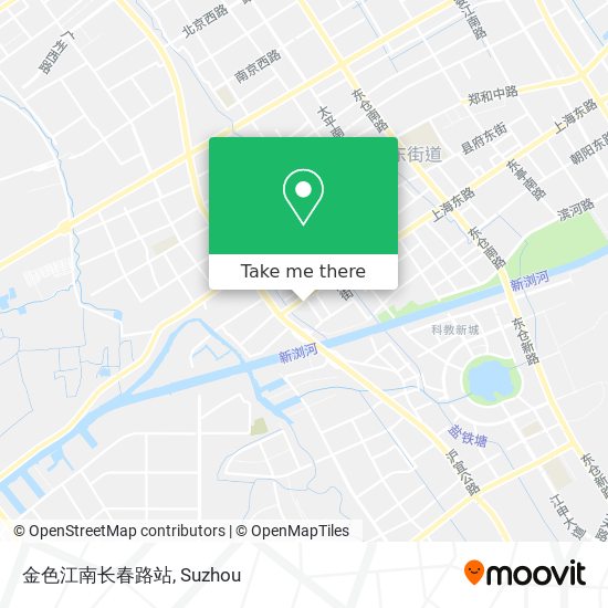 金色江南长春路站 map