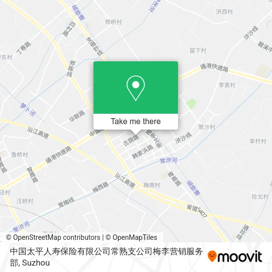 中国太平人寿保险有限公司常熟支公司梅李营销服务部 map