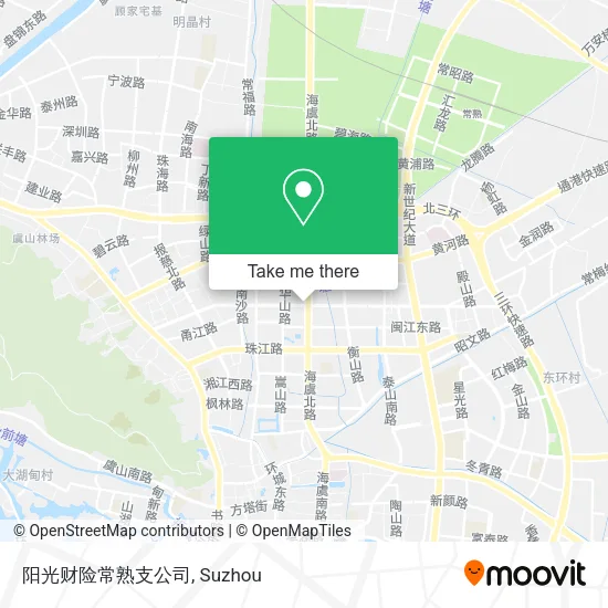 阳光财险常熟支公司 map