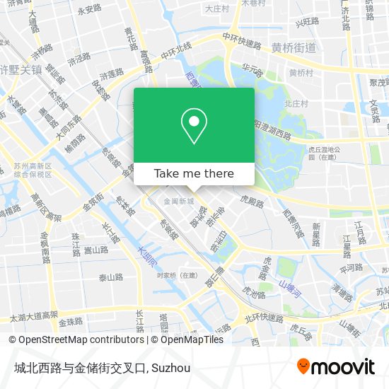 城北西路与金储街交叉口 map