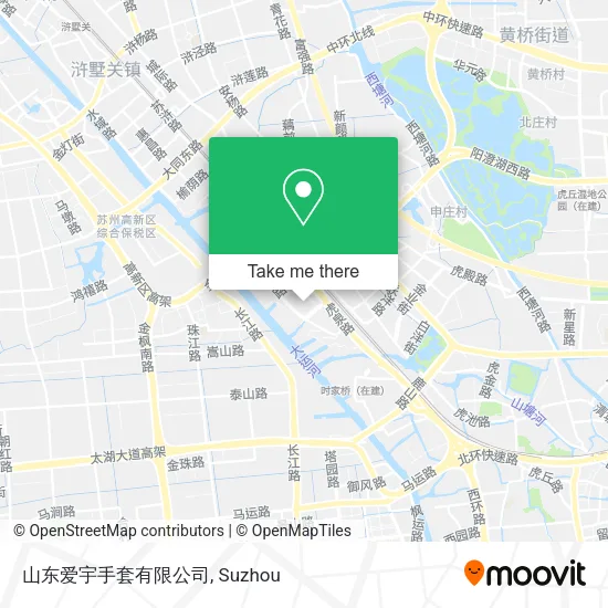 山东爱宇手套有限公司 map