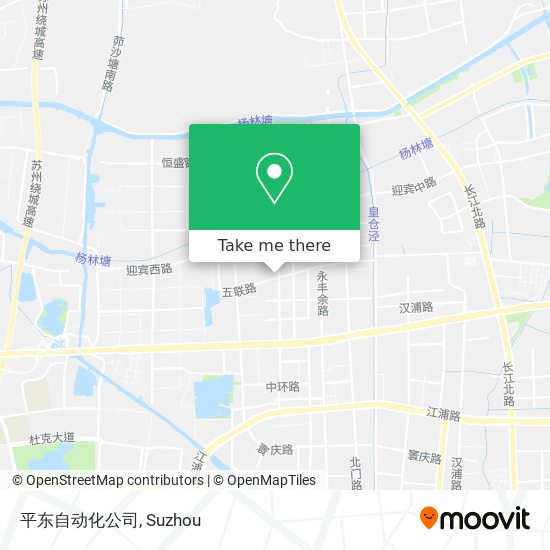 平东自动化公司 map