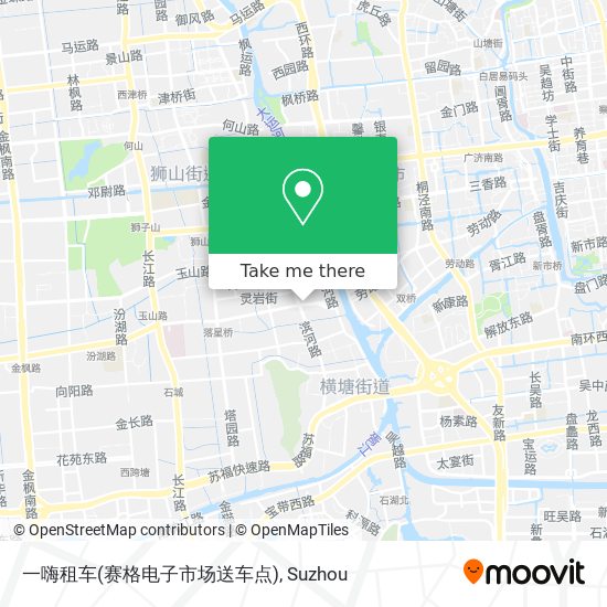 一嗨租车(赛格电子市场送车点) map