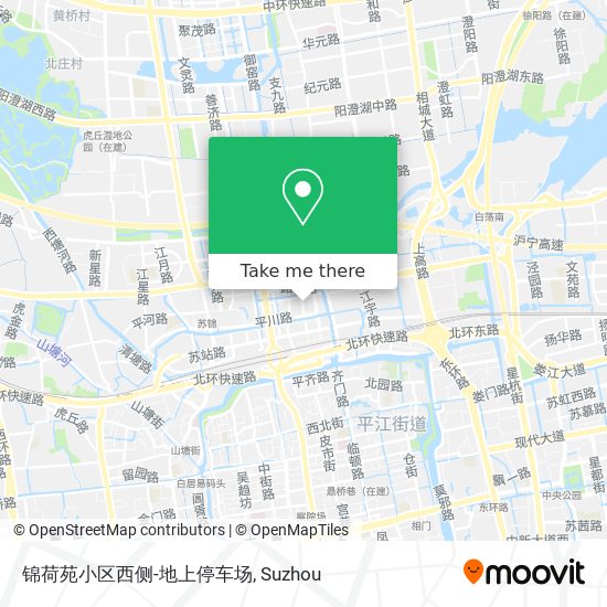 锦荷苑小区西侧-地上停车场 map