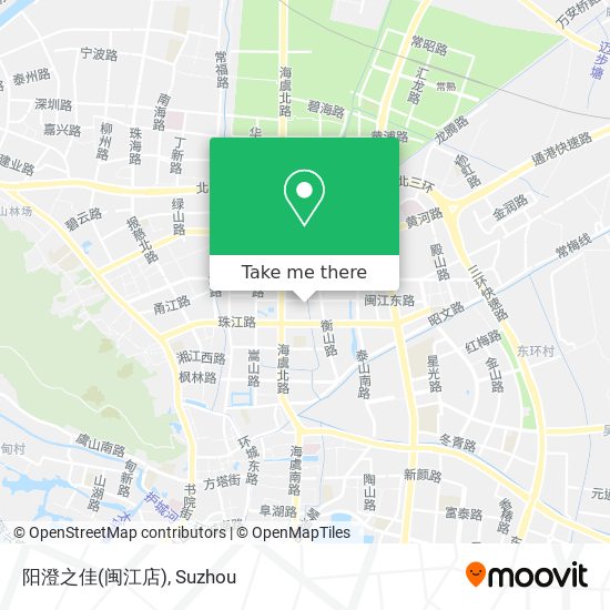 阳澄之佳(闽江店) map