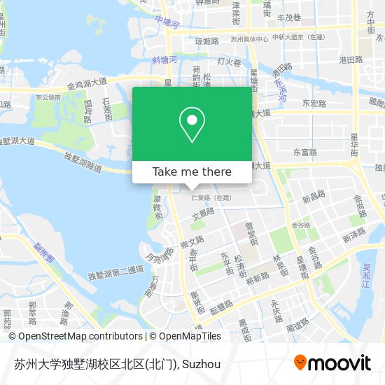 苏州大学独墅湖校区北区(北门) map